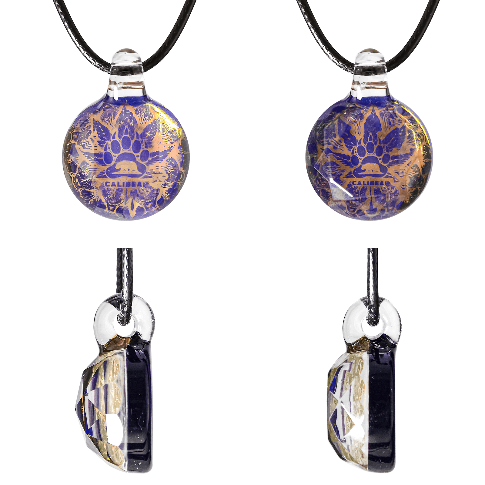 Handcrafted Borosilicate Glass Pendant – Galaxy Orb Series