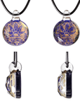 Handcrafted Borosilicate Glass Pendant – Galaxy Orb Series