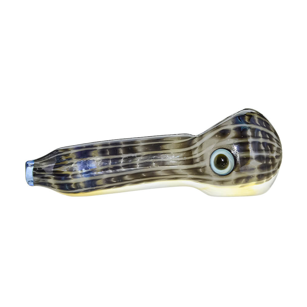 Calibear Handmade Glass Fish Spoon Pipe