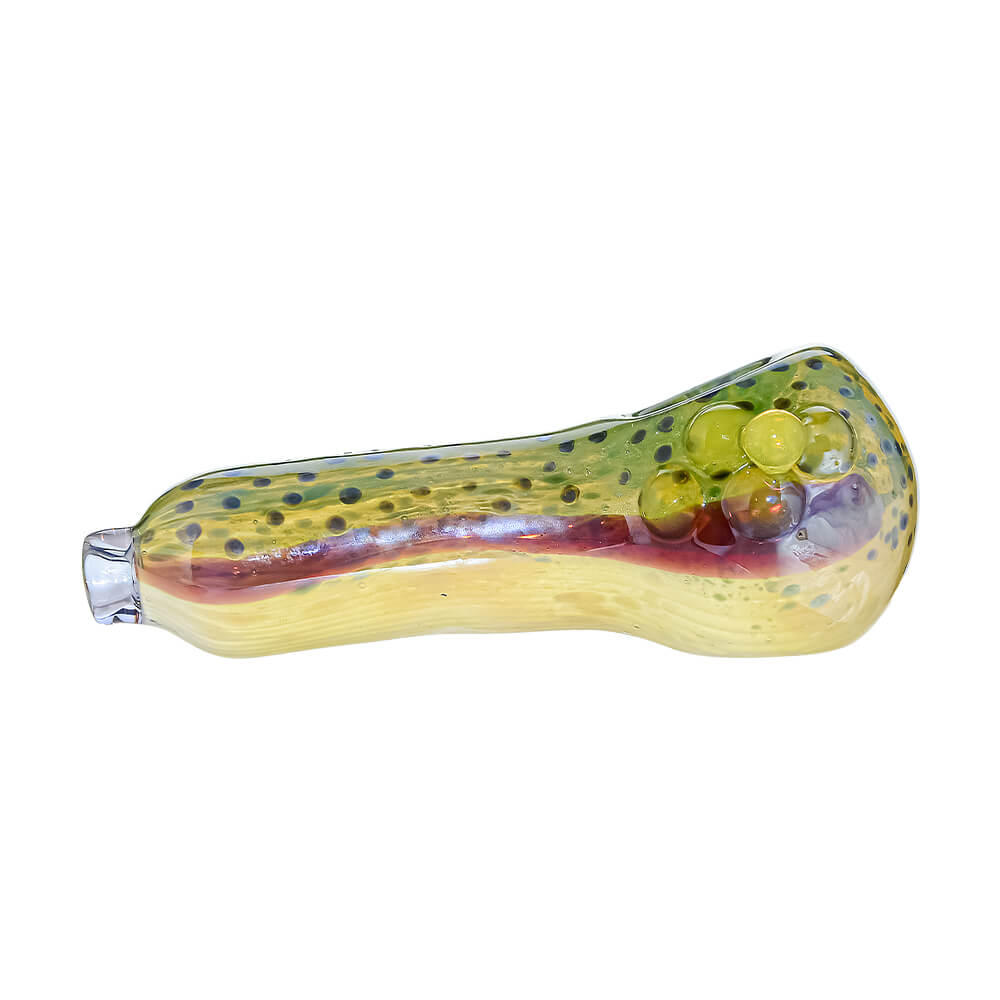 Calibear Handmade Glass Fish Spoon Pipe