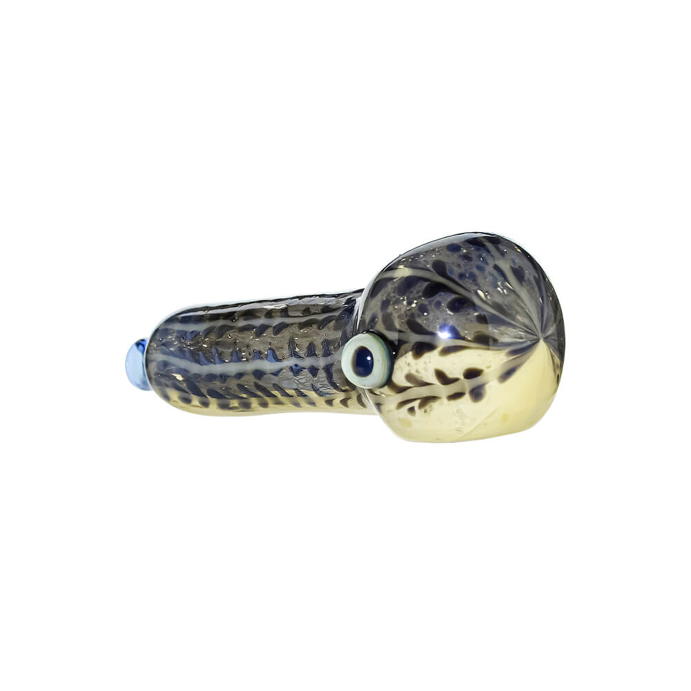 Calibear Handmade Glass Fish Spoon Pipe