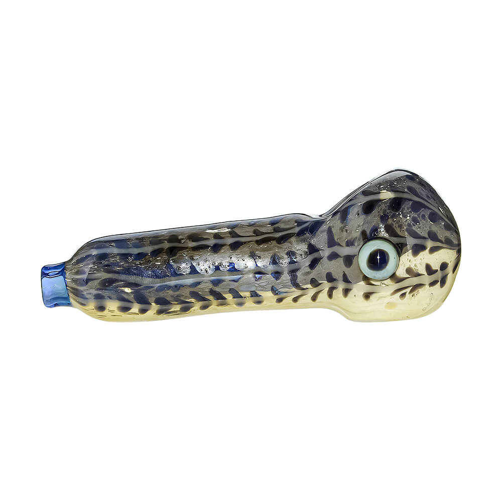 Calibear Handmade Glass Fish Spoon Pipe