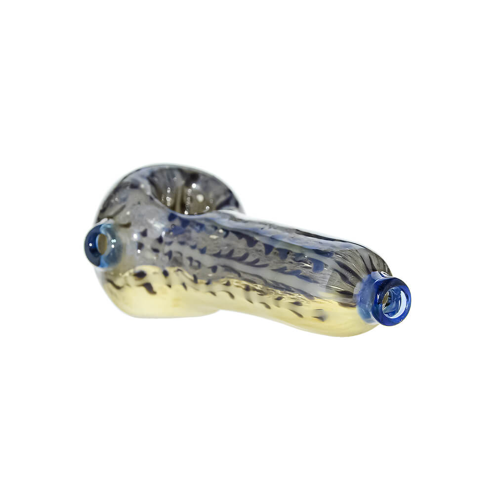 Calibear Handmade Glass Fish Spoon Pipe