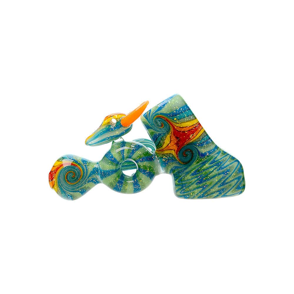 Heady Cactus Hand Pipe W/ Ox Skull | Calibear
