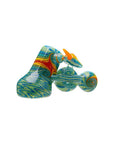 Heady Cactus Hand Pipe W/ Ox Skull | Calibear