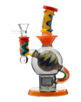 Calibear Heady Wigwag Ball Rig Encased Opal W/ Flower of Life Perc