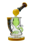 Calibear Heady Wigwag Klein Recycler W/ Encased Opal