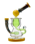 Calibear Heady Wigwag Klein Recycler W/ Encased Opal