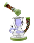 Calibear Heady Wigwag Klein Recycler W/ Encased Opal
