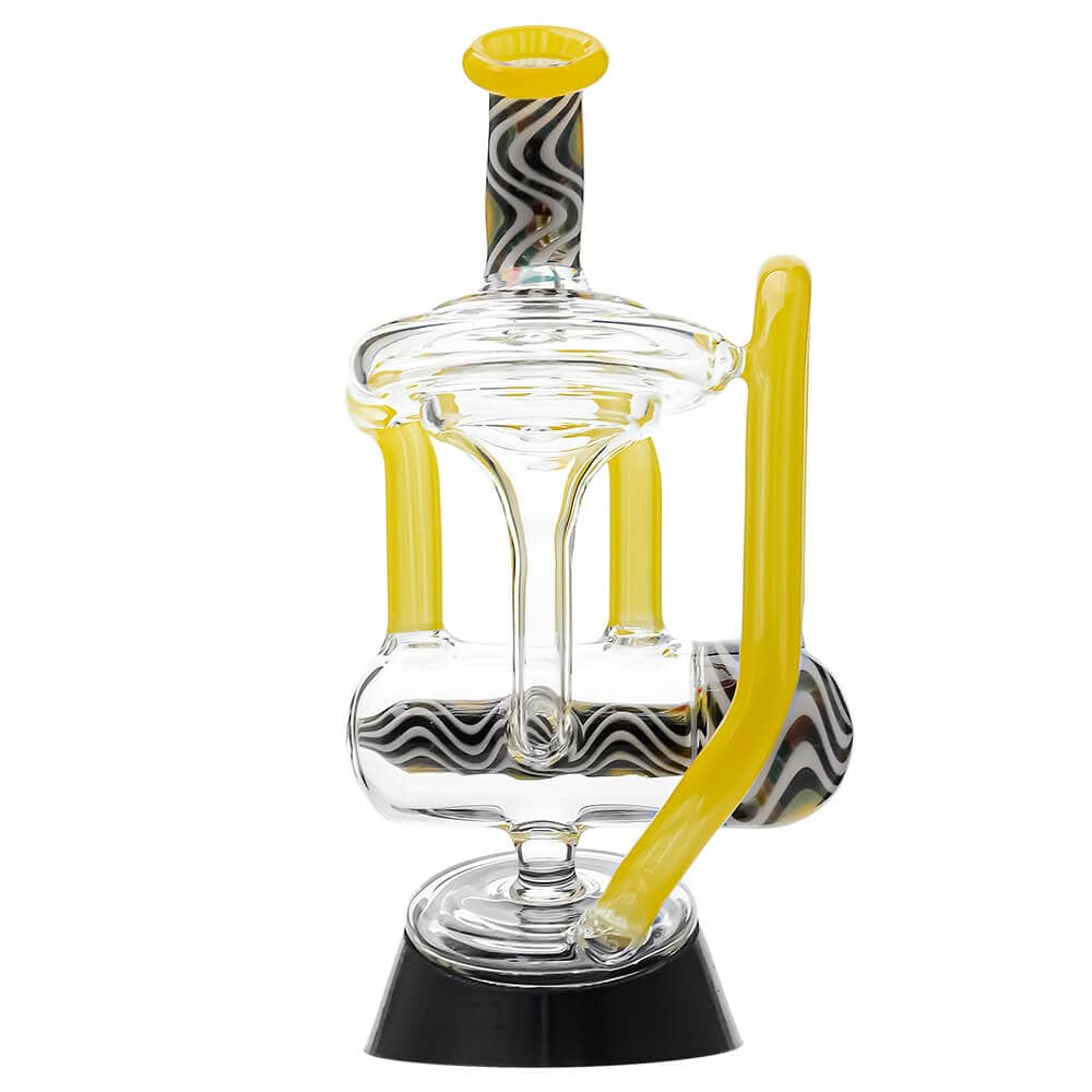 Heady Wigwag Puffco Peak OG &amp; Pro Glass Attachment Encased W/ Opal