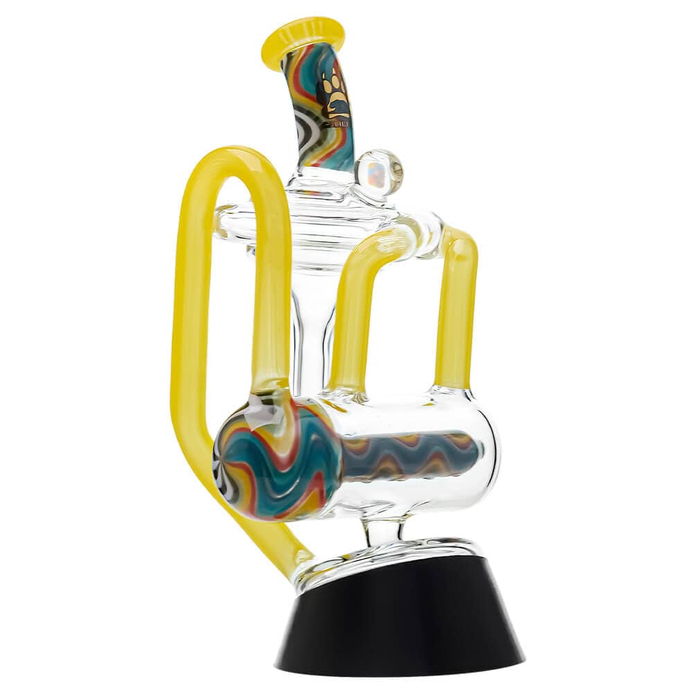 Heady Wigwag Puffco Peak OG &amp; Pro Glass Attachment Encased W/ Opal
