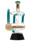 Heady Wigwag Puffco Peak OG & Pro Glass Attachment Encased W/ Opal