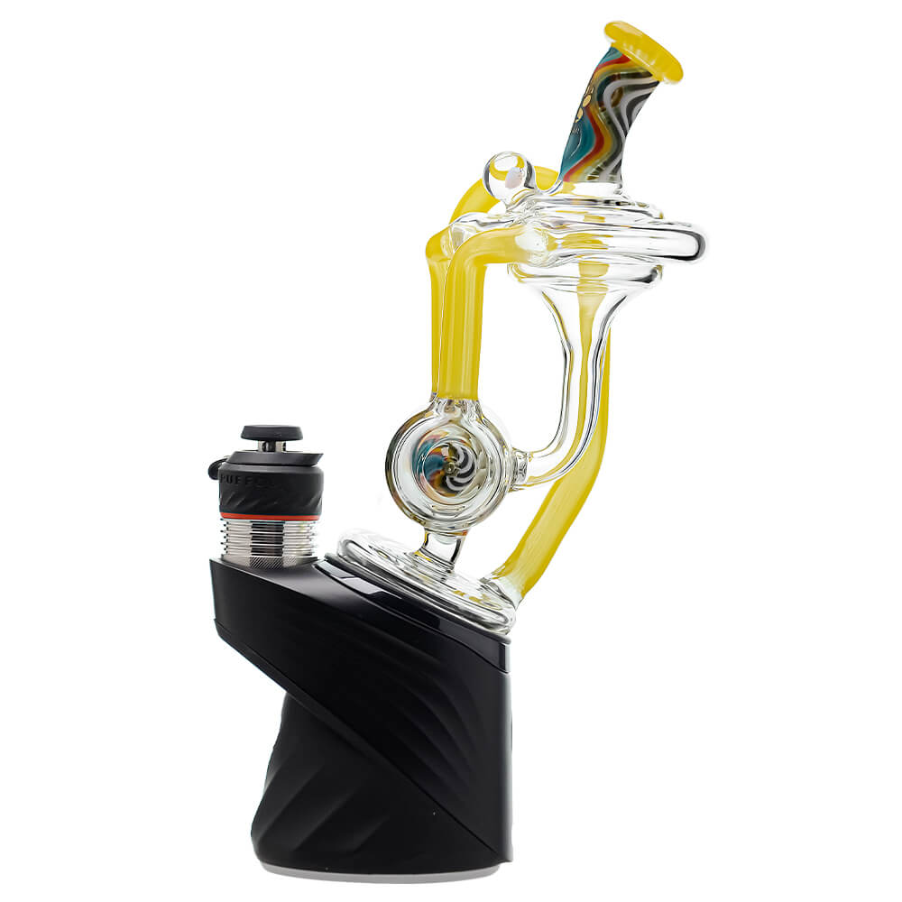 Heady Wigwag Puffco Peak OG &amp; Pro Glass Attachment Encased W/ Opal