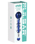 Pulsar Chillr Glycerin Glass Hand Pipe - 7.5" / Blue