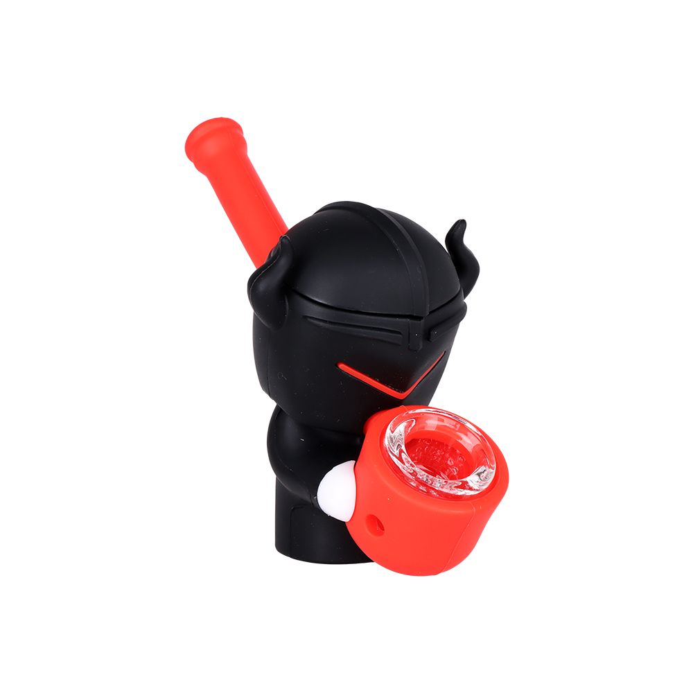 8CT DISPLAY - SeshGear Silicone Squad Secret Stash Hand Pipes - 4" / Assorted Designs