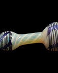 "Twisty Cane" Spoon Glass Pipe (Various Colors)