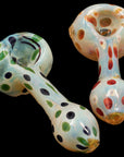 "Polka Dot" Glass Spoon Pipe