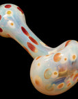 "Polka Dot" Glass Spoon Pipe