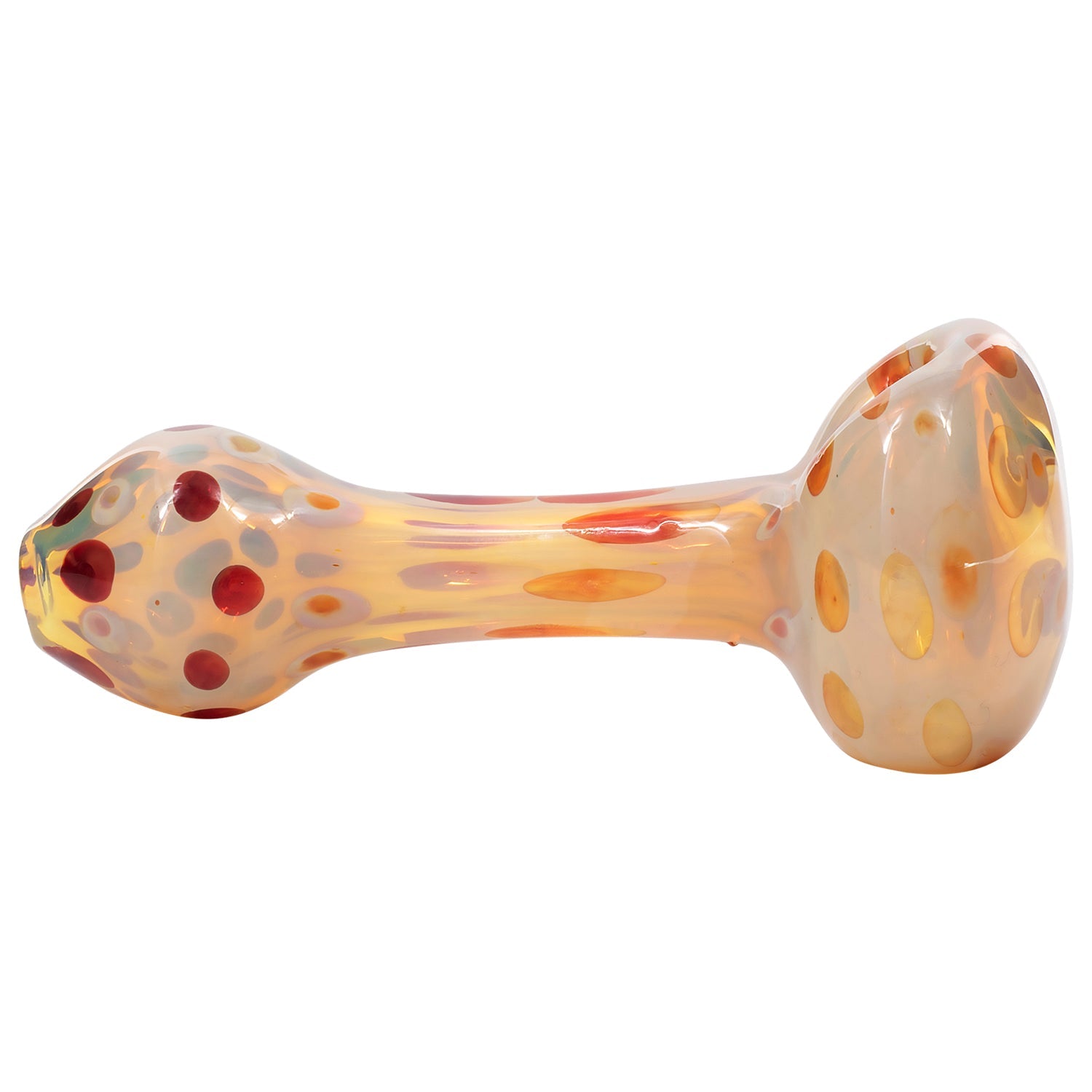 "Polka Dot" Glass Spoon Pipe