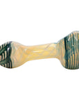 "Twisty Cane" Spoon Glass Pipe (Various Colors)