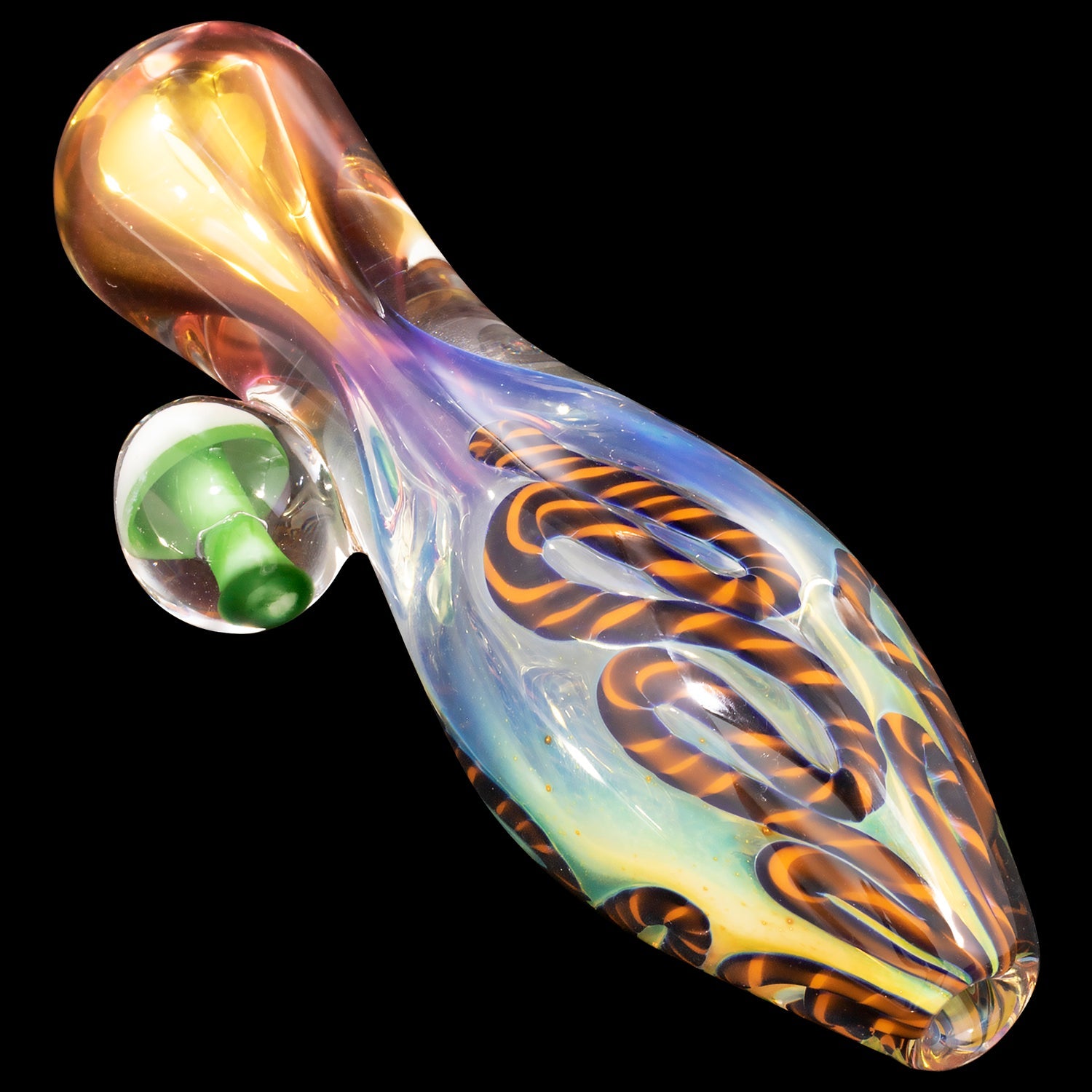 "Fun-Guy" Glass Chillum