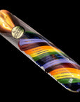 "Twisted Rainbow" Fumed Glass Chillum