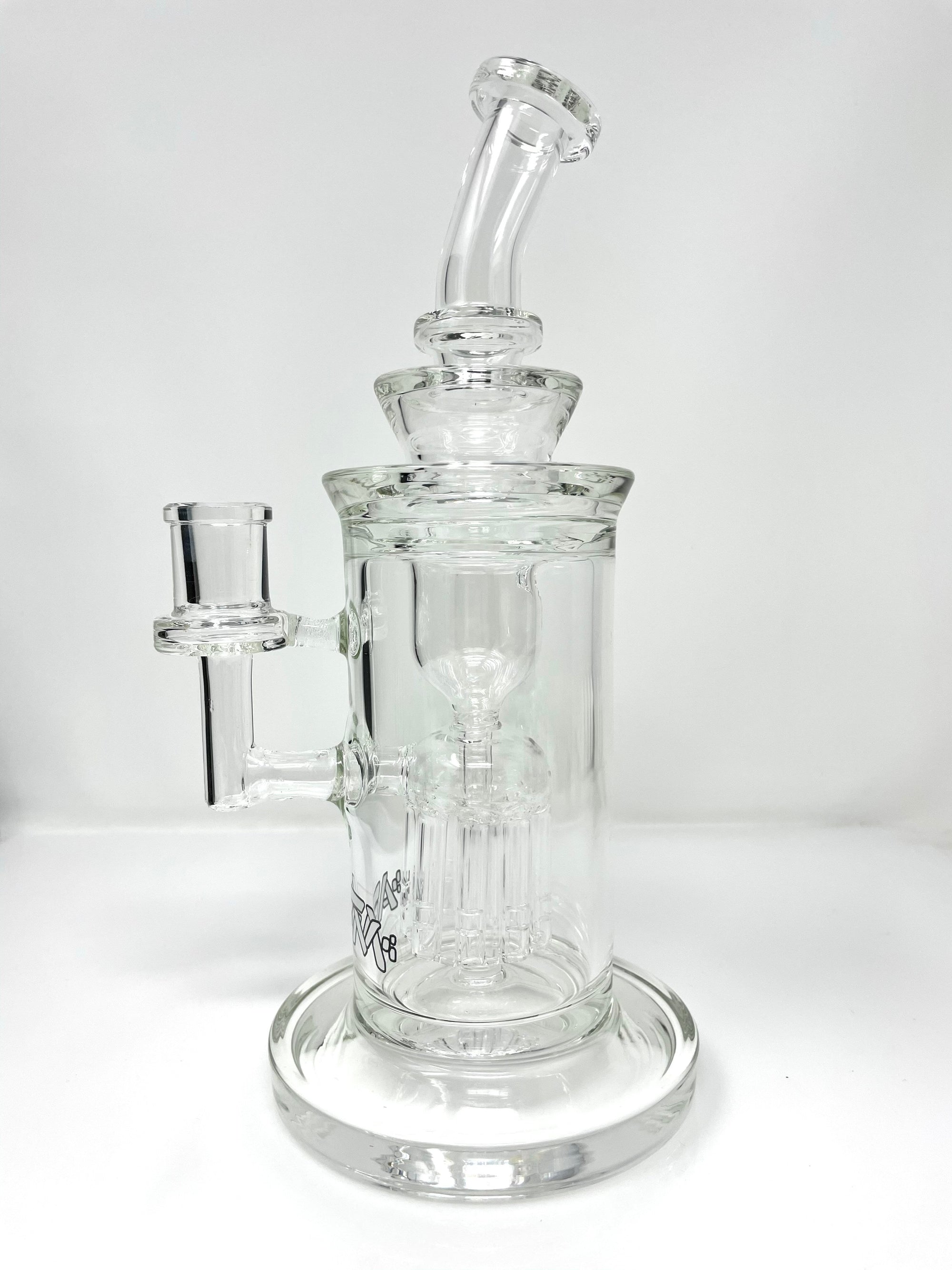 AFM 10″ Power Station Clear Glass Incycler Dab Rig