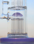 10.6" Glass Straight Water Pipe w/ Dual Arm Percolators