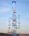 Massive Approx. 22 Inch Dual Perc Recycler Style Water Pipe