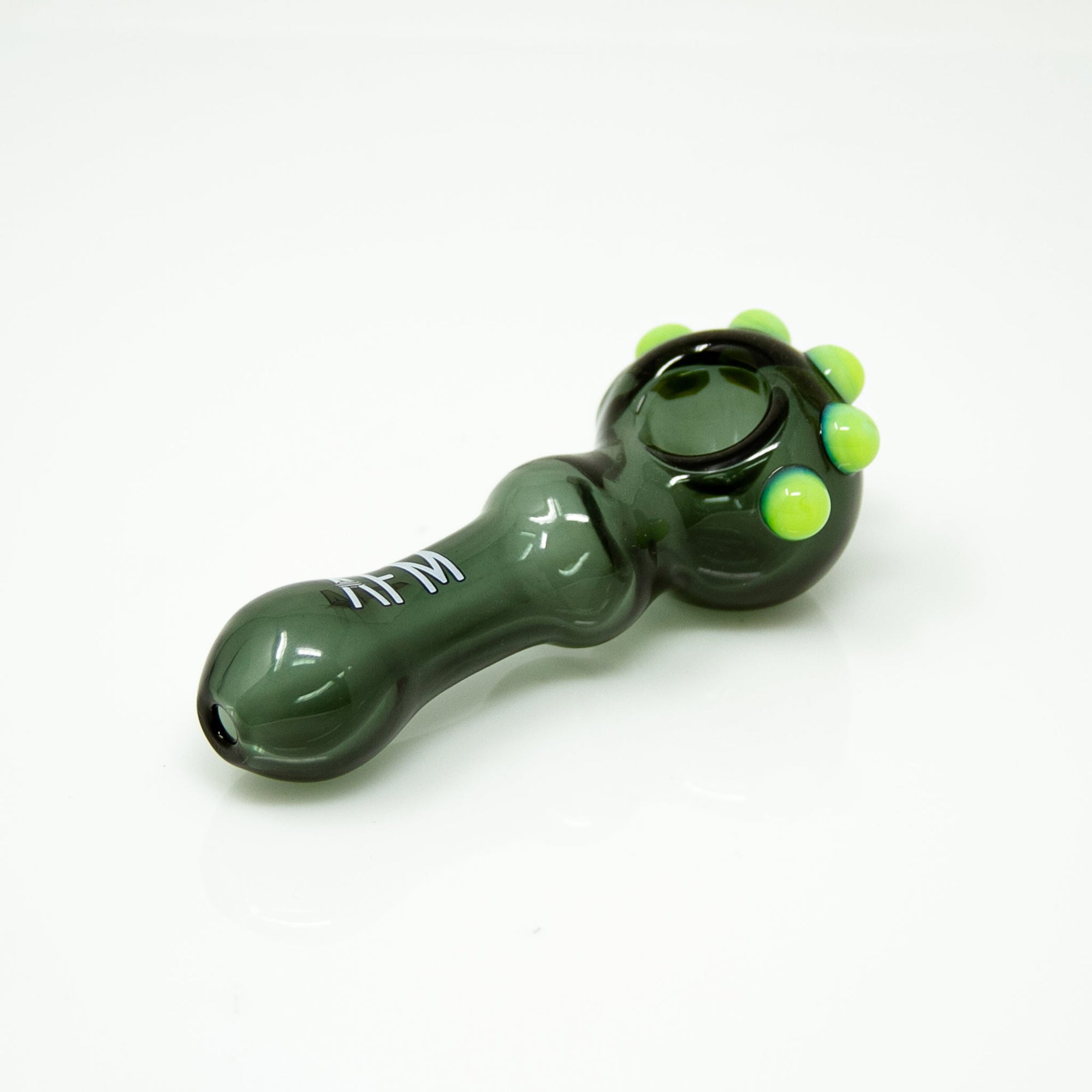 4" AFM Spikey Colored Borosilicate Glass Hand Pipe