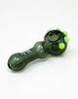 4" AFM Spikey Colored Borosilicate Glass Hand Pipe