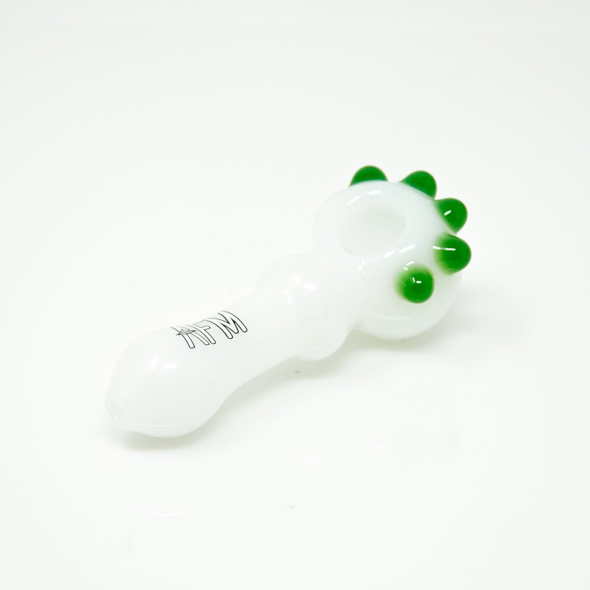 4" AFM Spikey Colored Borosilicate Glass Hand Pipe
