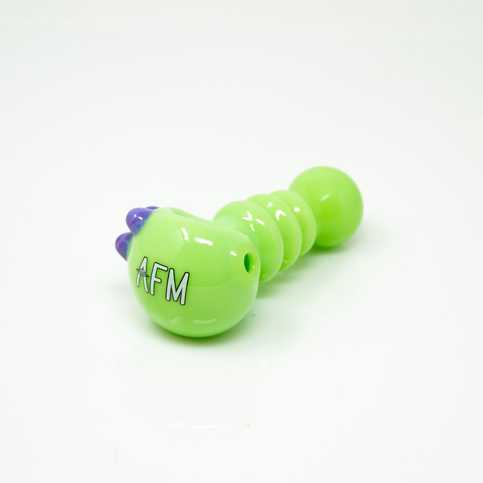 4" AFM Three Point Colored Borosilicate Glass Hand Pipe