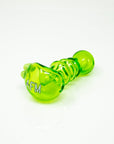 4" AFM Three Point Colored Borosilicate Glass Hand Pipe