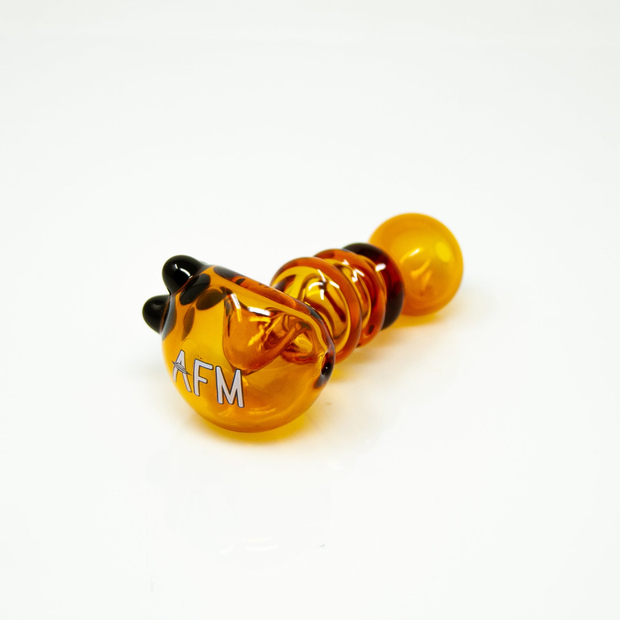 4" AFM Three Point Colored Borosilicate Glass Hand Pipe