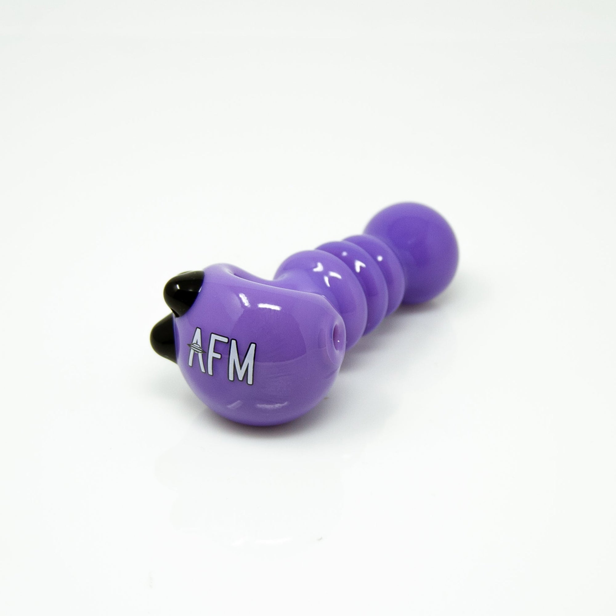 4" AFM Three Point Colored Borosilicate Glass Hand Pipe