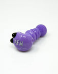 4" AFM Three Point Colored Borosilicate Glass Hand Pipe