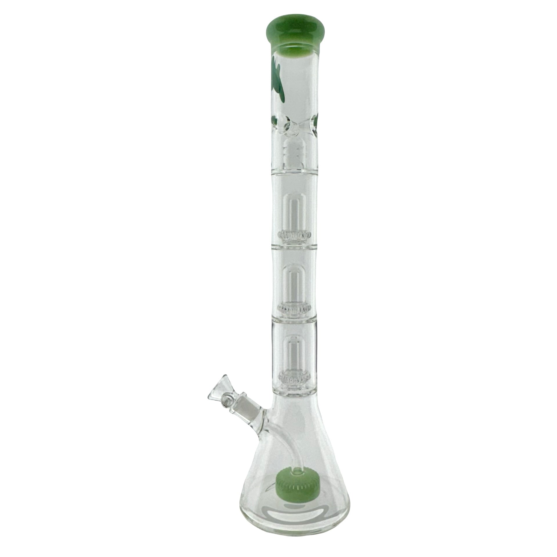 Inverted slitted puck to Triple Slitted UFO Beaker bong