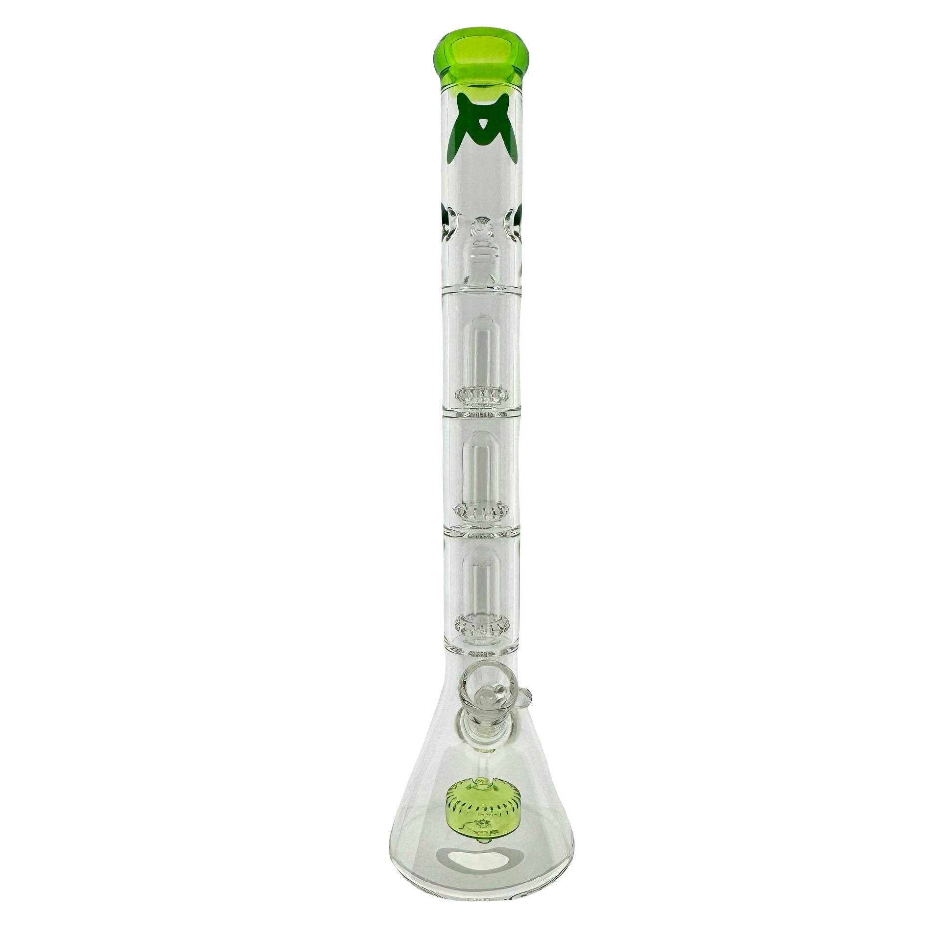 Inverted slitted puck to Triple Slitted UFO Beaker bong