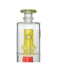 Double Perc Puffco Peak OG & Pro Glass Attachment Encased W/ Opal | Calibear