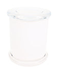 X-Large Colored Glass Jar – 4.75″ H × 4″