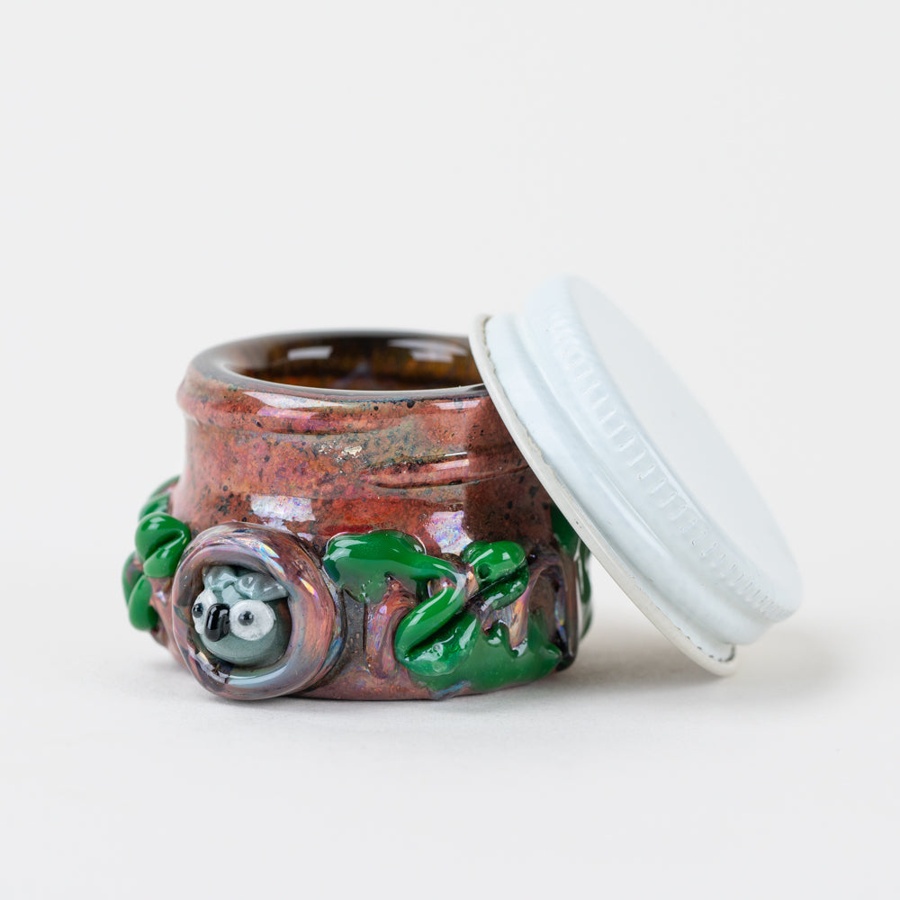 Empire Glassworks “Hootie’s Forest” Terp Jar – 1½″ Diameter – US-Made