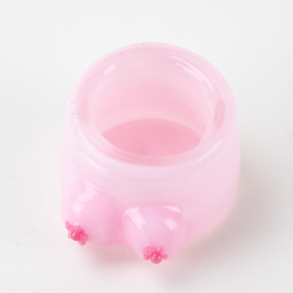 Empire Glassworks “Boobies” Terp Jar – 1½″ Diameter – US-Made