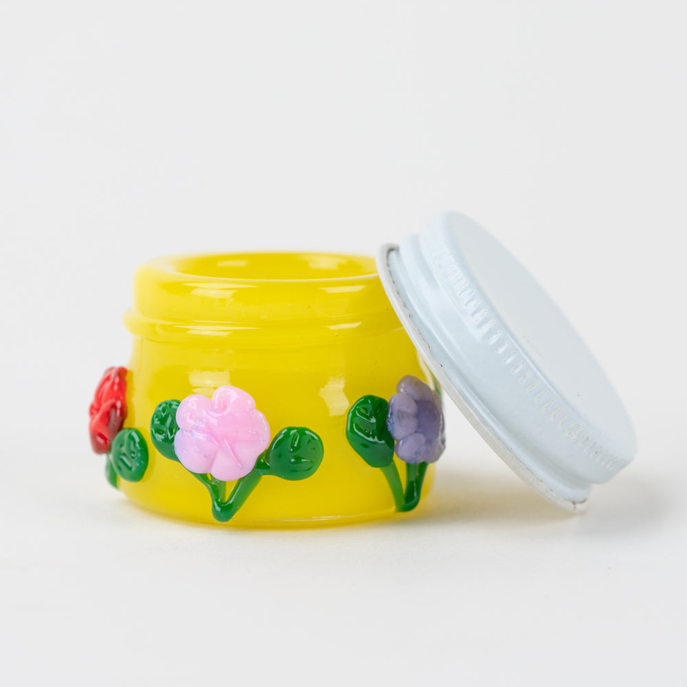 Empire Glassworks “Sunshine Garden” Terp Jar – 1½″ Diameter – US-Made