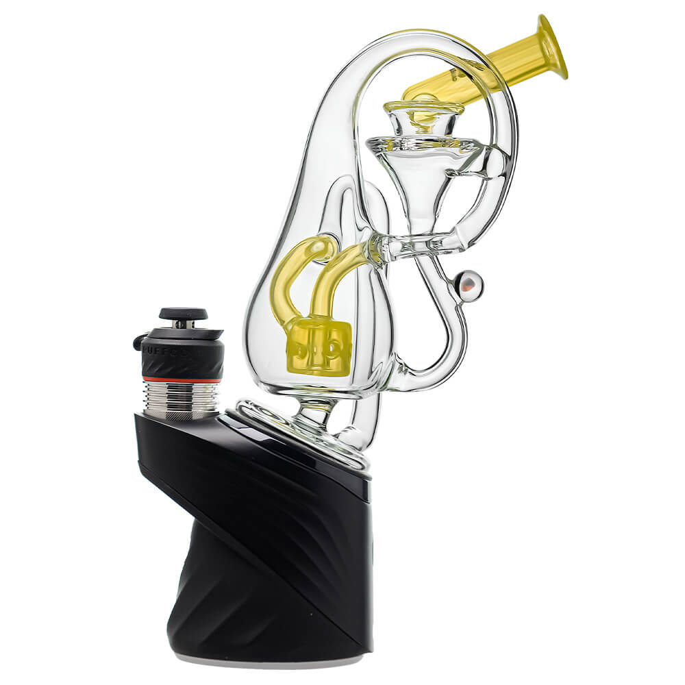 KLEIN DROP BOTTLE PUFFCO PEAK OG&amp;PRO GLASS ATTACHMENT WITH ENCASED OPAL