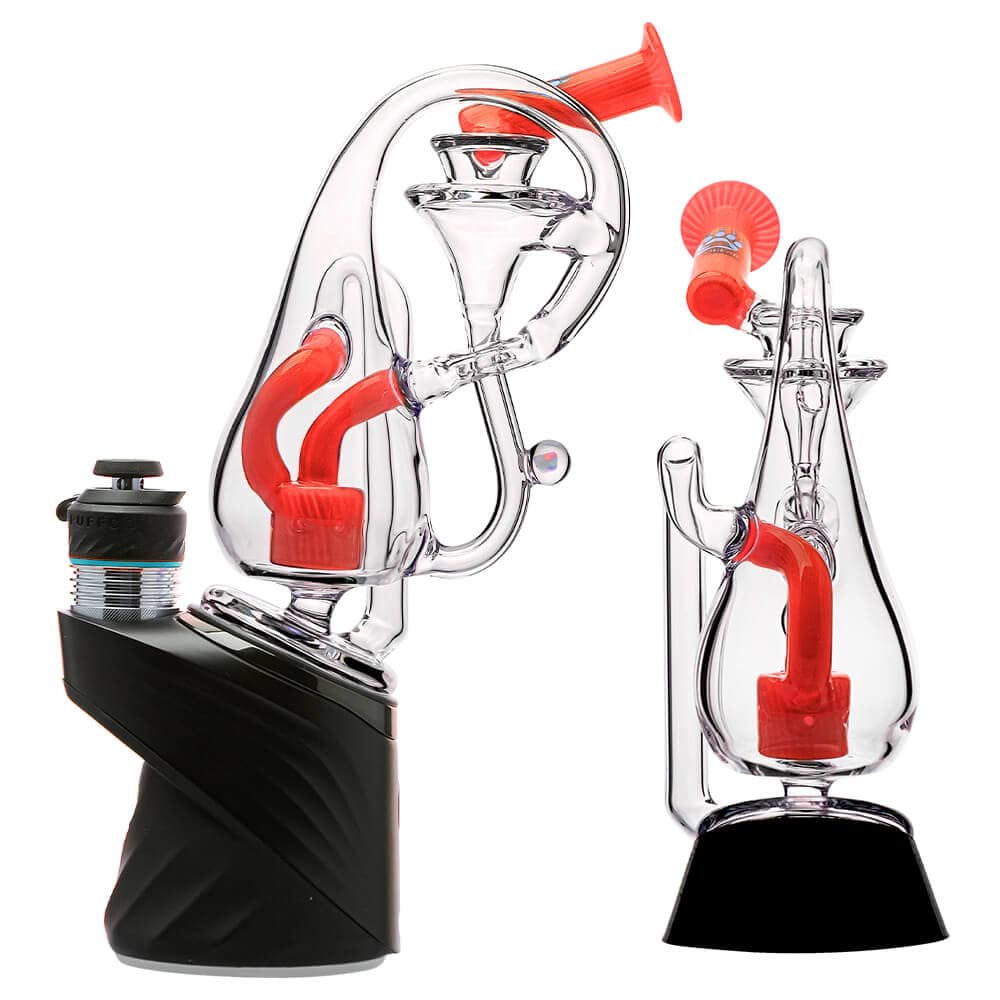 KLEIN DROP BOTTLE PUFFCO PEAK OG&amp;PRO GLASS ATTACHMENT WITH ENCASED OPAL