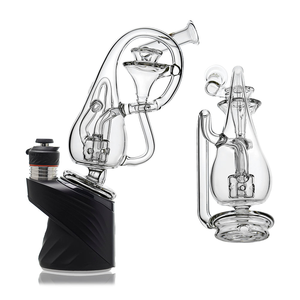 KLEIN DROP BOTTLE PUFFCO PEAK OG&amp;PRO GLASS ATTACHMENT WITH ENCASED OPAL
