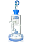 10" AFM Glass Astor Double Perc Dab Rig