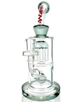 10" AFM Glass Astor Double Perc Dab Rig