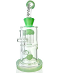 10" AFM Glass Astor Double Perc Dab Rig